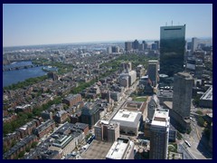 Boston skyline from the Prudential Tower
